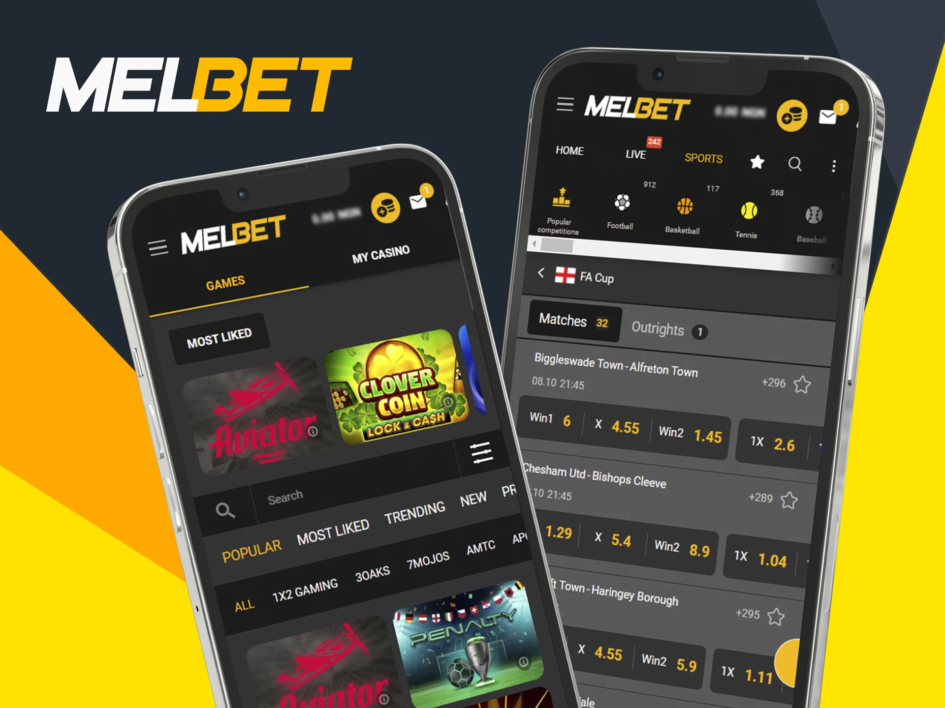 If your smartphone is not compatible with the app - this option from Melbet will help you.