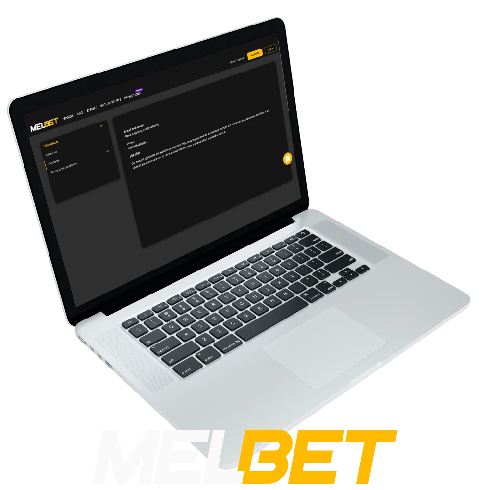 Melbet contacts for customer support are always available for users.