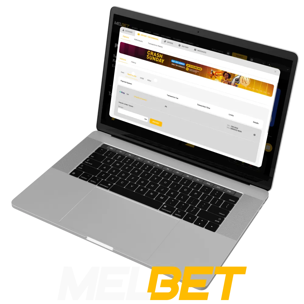 Read more about deposit methods on the Melbet website.