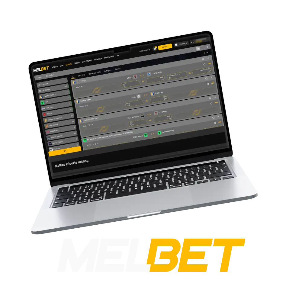 As more and more people are interested in ES sports, Melbet allows you to bet on various ES sports games.