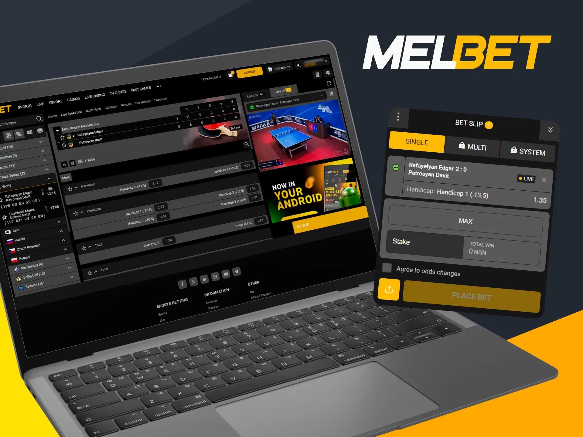 Betting at Melbet can be done while watching live matches, which makes them even more exciting.