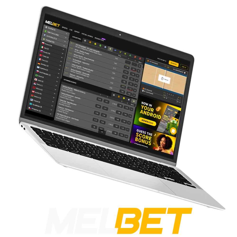 Melbet is a popular volleyball betting site in Nigeria.