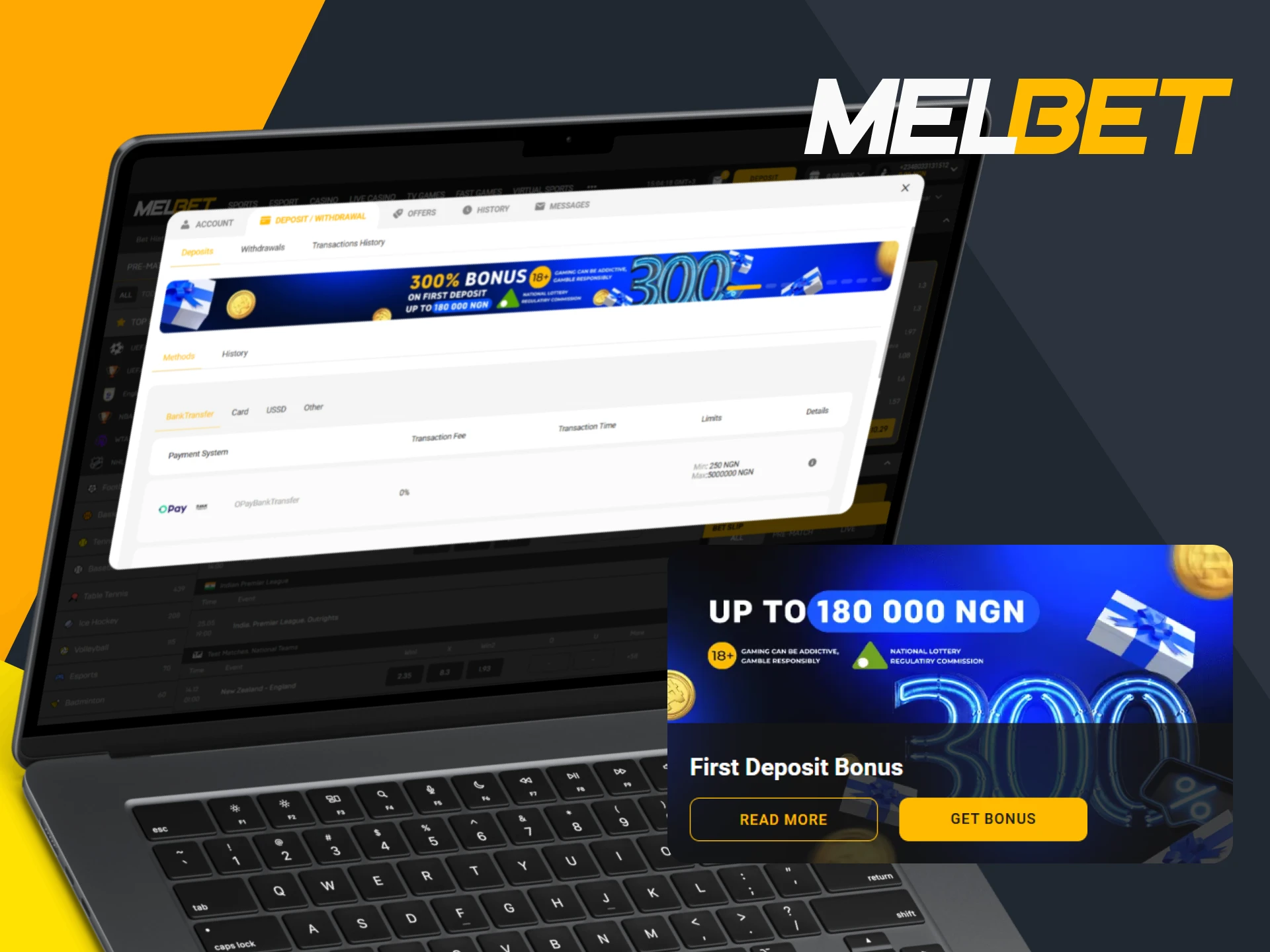 Get a first deposit bonus and bet on cricket at Melbet.