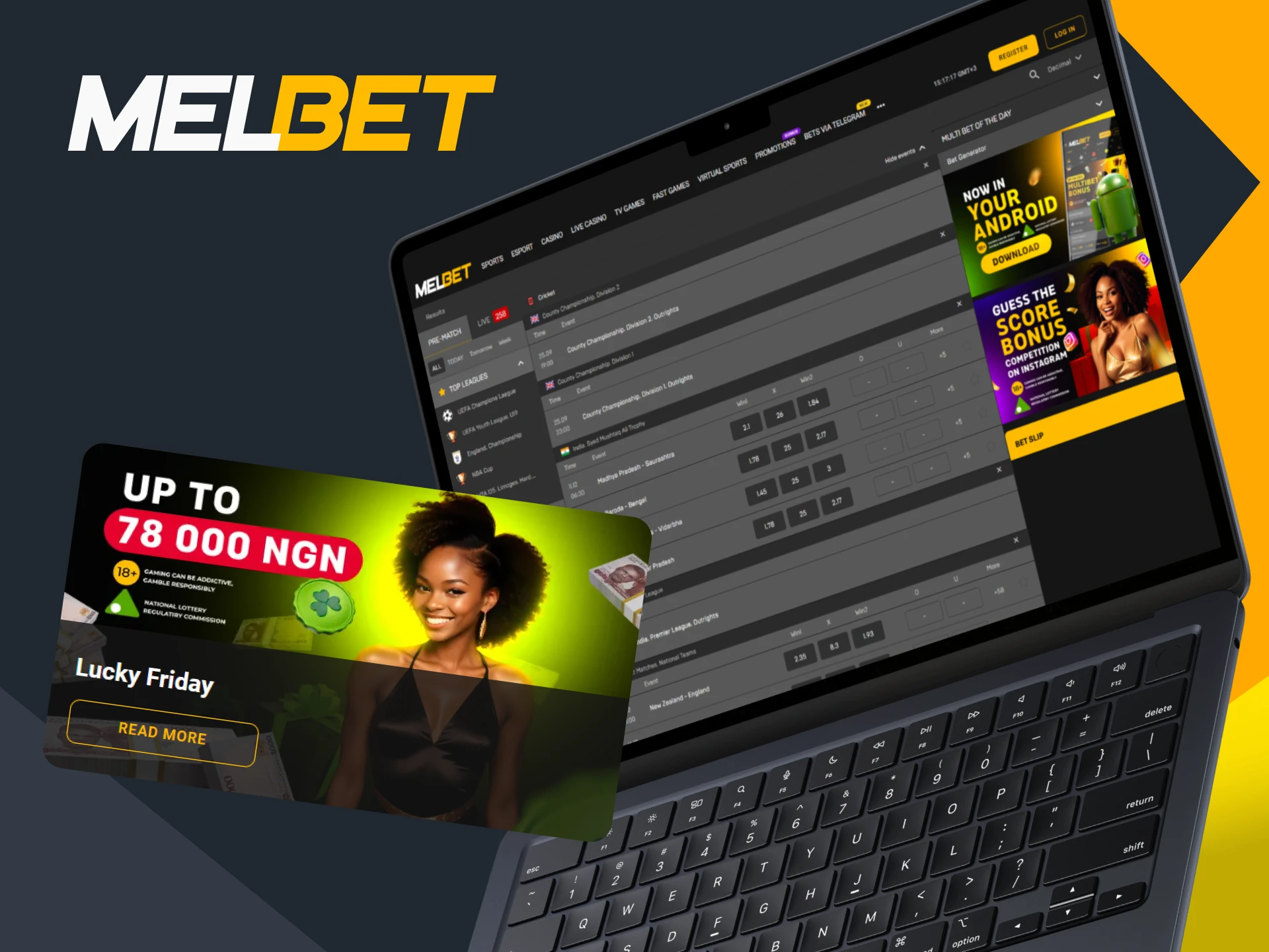 Learn more about the Lucky Friday bonus at Melbet.