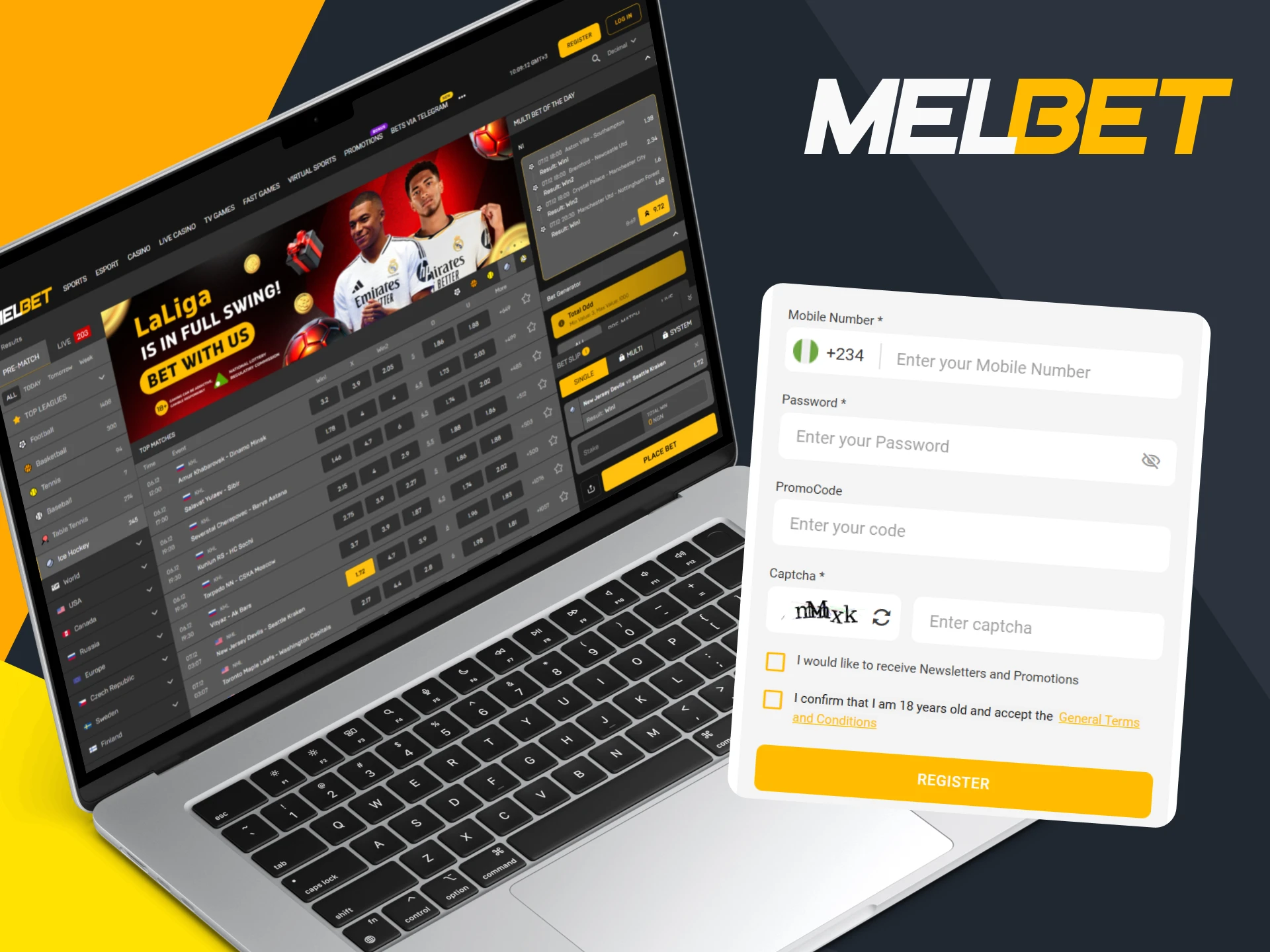 Start betting on ice hockey on the Melbet website.