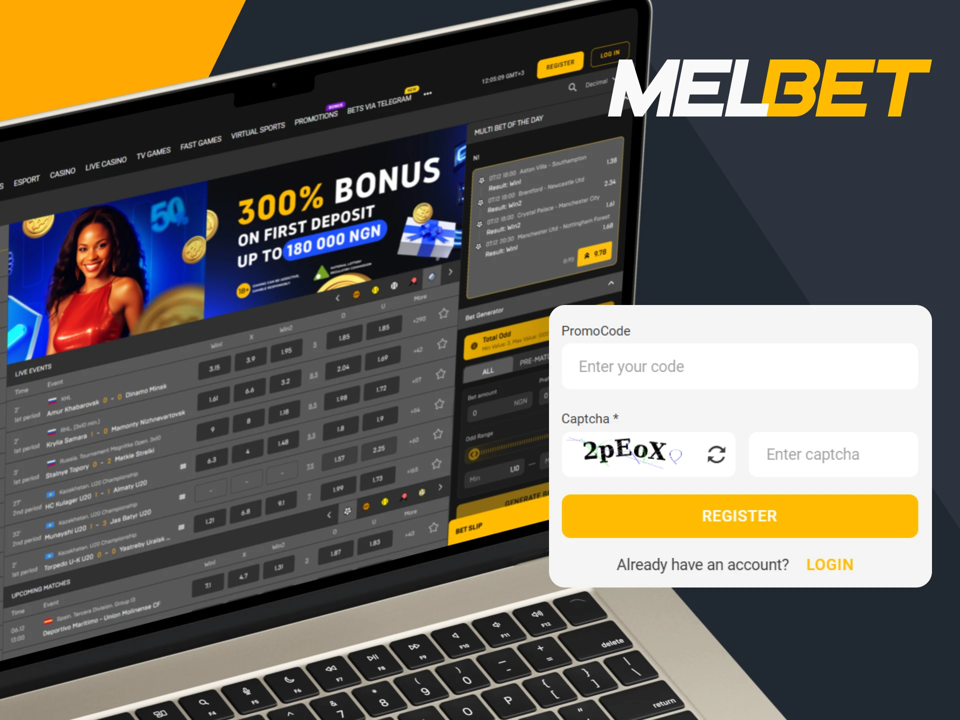 Use a promo code and start betting on ice hockey at Melbet.