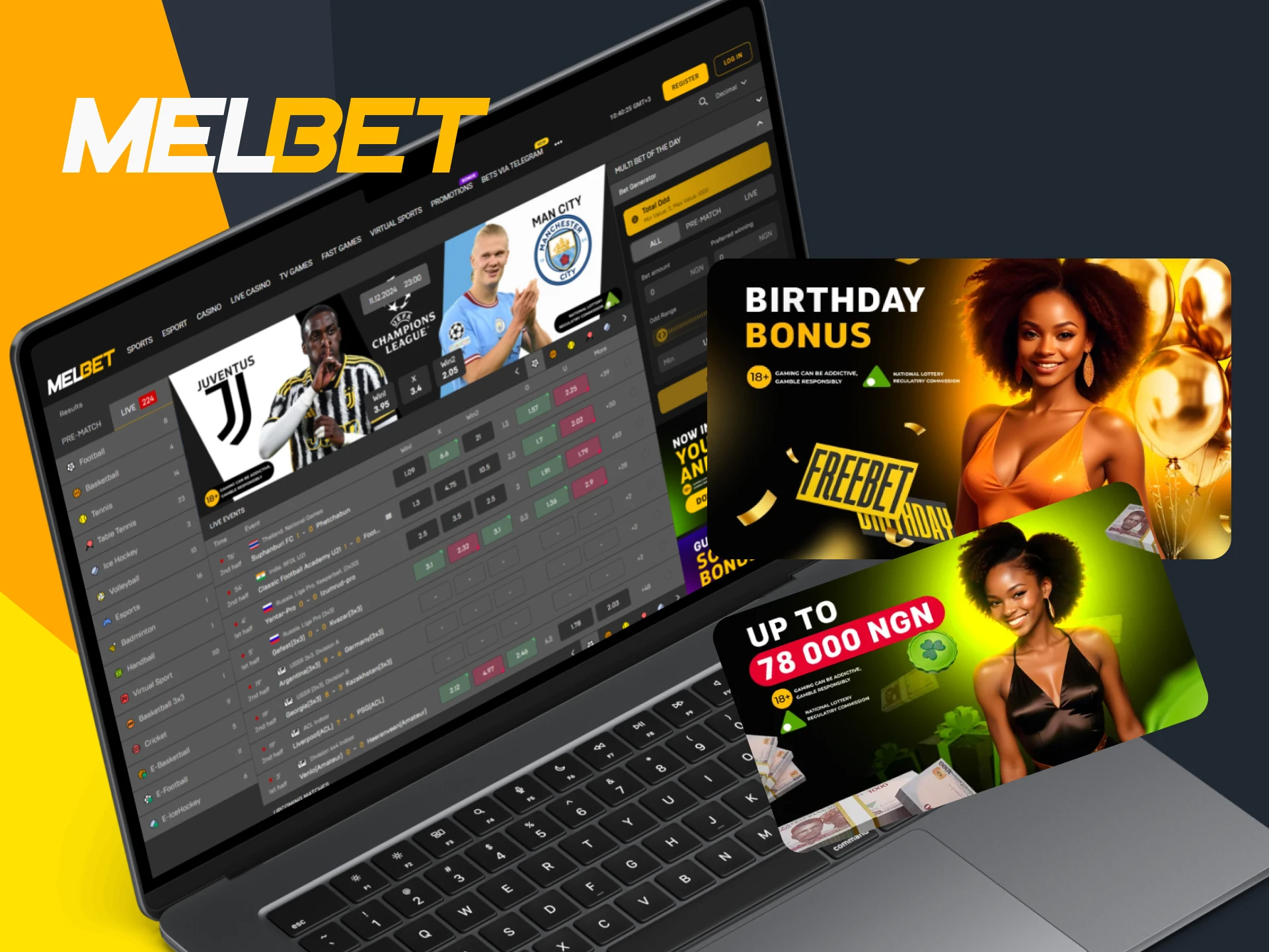 Melbet provides a variety of live betting bonuses.