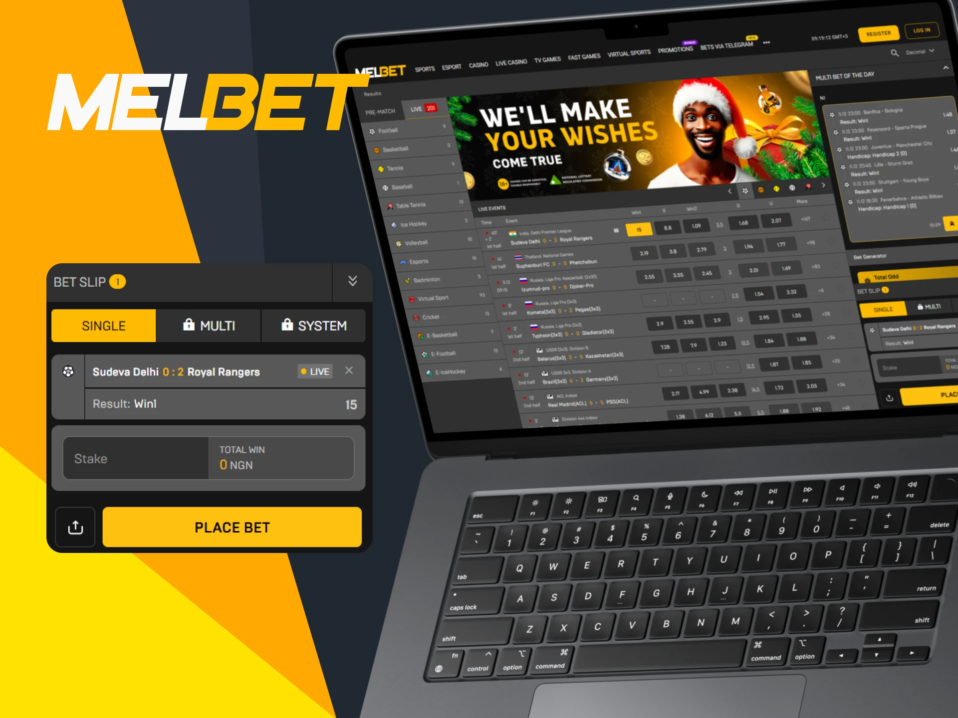 Learn how to place a bet at Melbet.