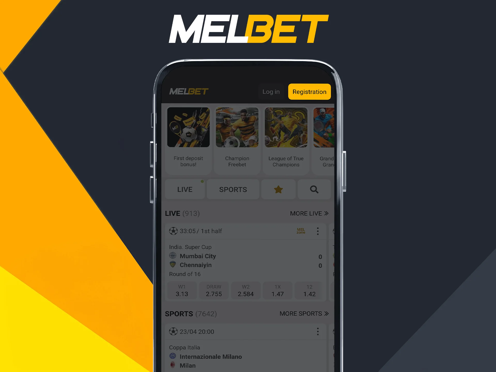 Start your registration at Melbet and join the fun.