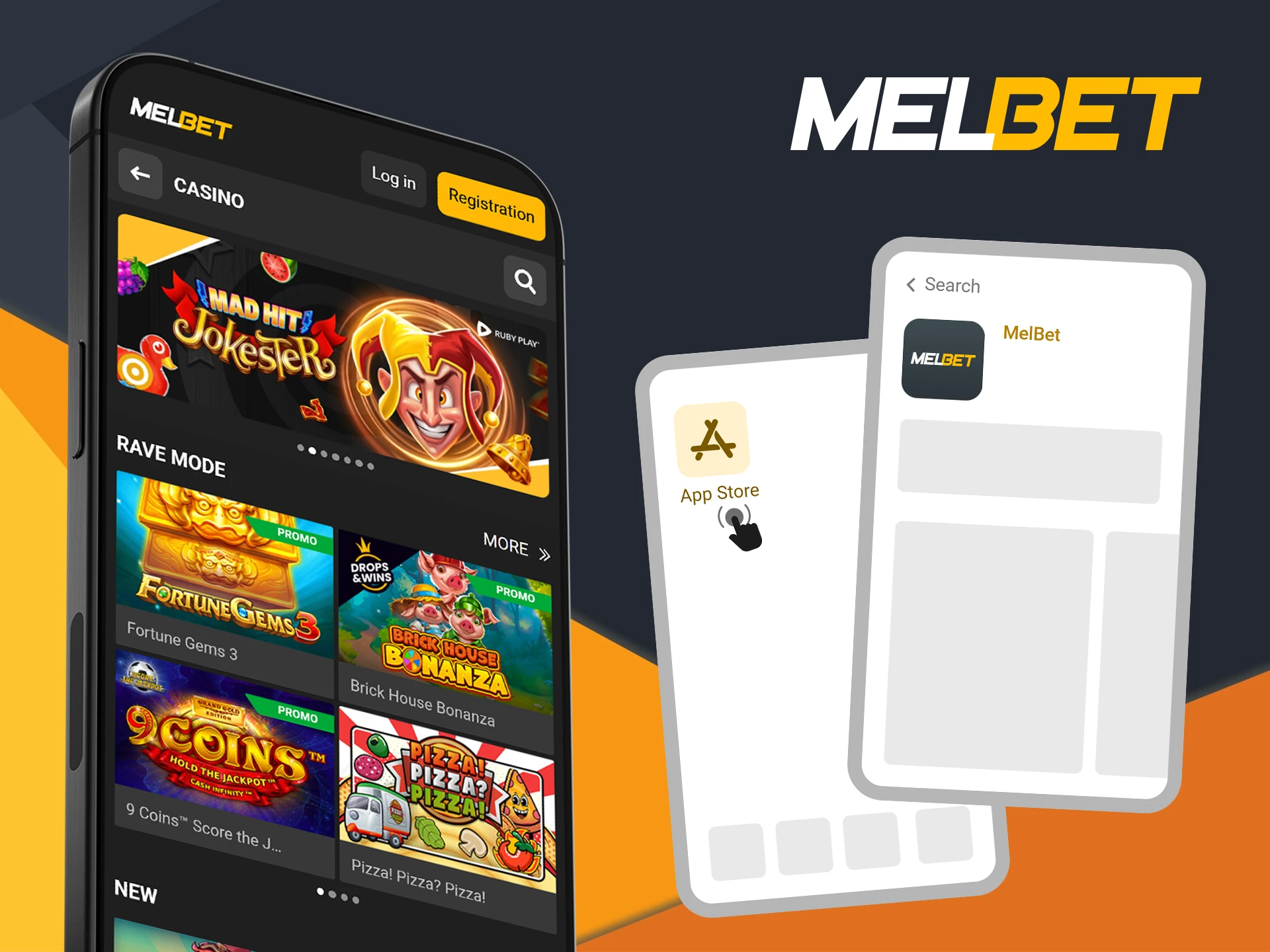 Download the user-friendly Melbet iOS app from the App Store.