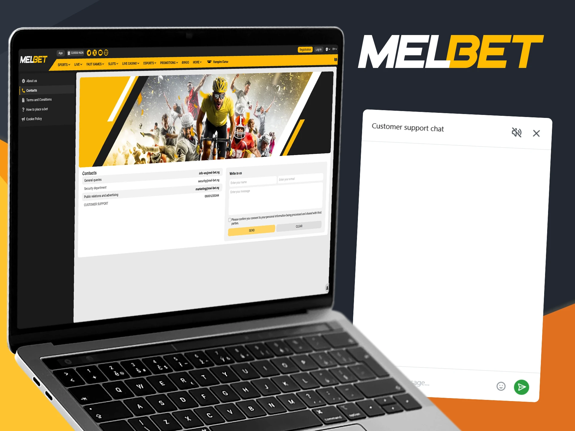 Melbet support in Nigeria is reachable via live chat, email, or phone for fast help.