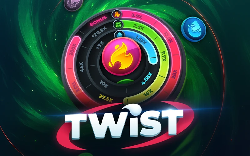 Twist is a simple and a fast slot on Melbet.