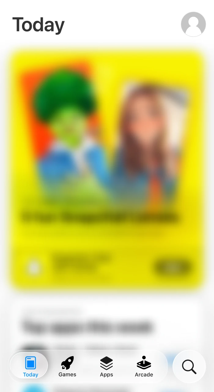 Open the App Store on your iOS device to find the Melbet application.