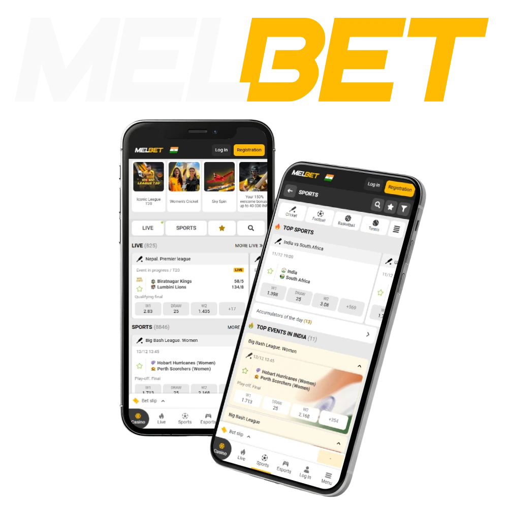 Get the Melbet mobile app for Android and iOS and bet in India.