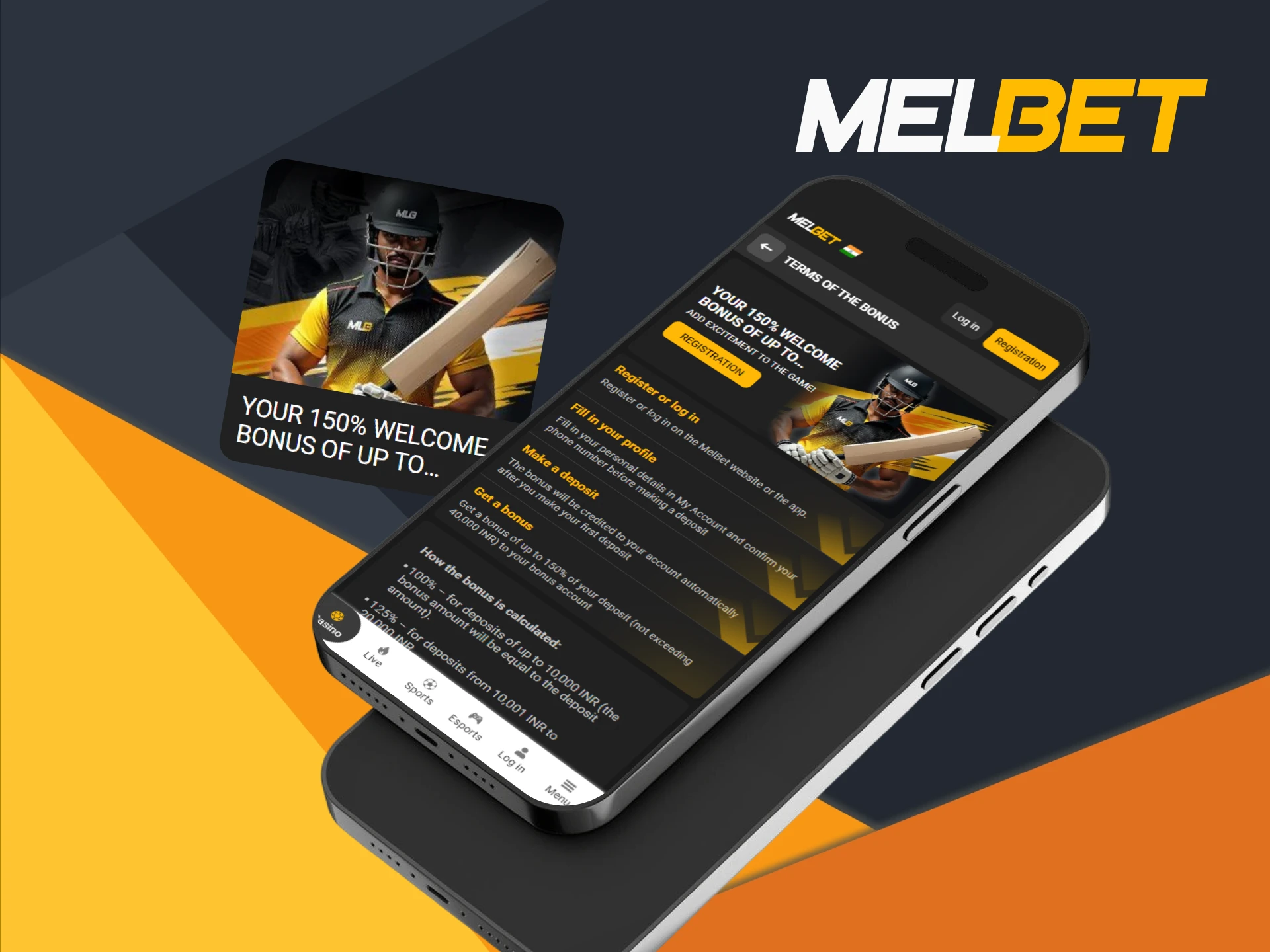 Claim your exclusive mobile welcome bonus on the Melbet app.