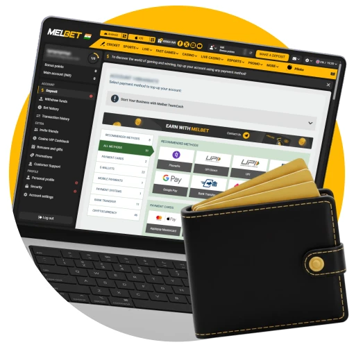 Experience secure and fast payments for deposits and withdrawals with Melbet.
