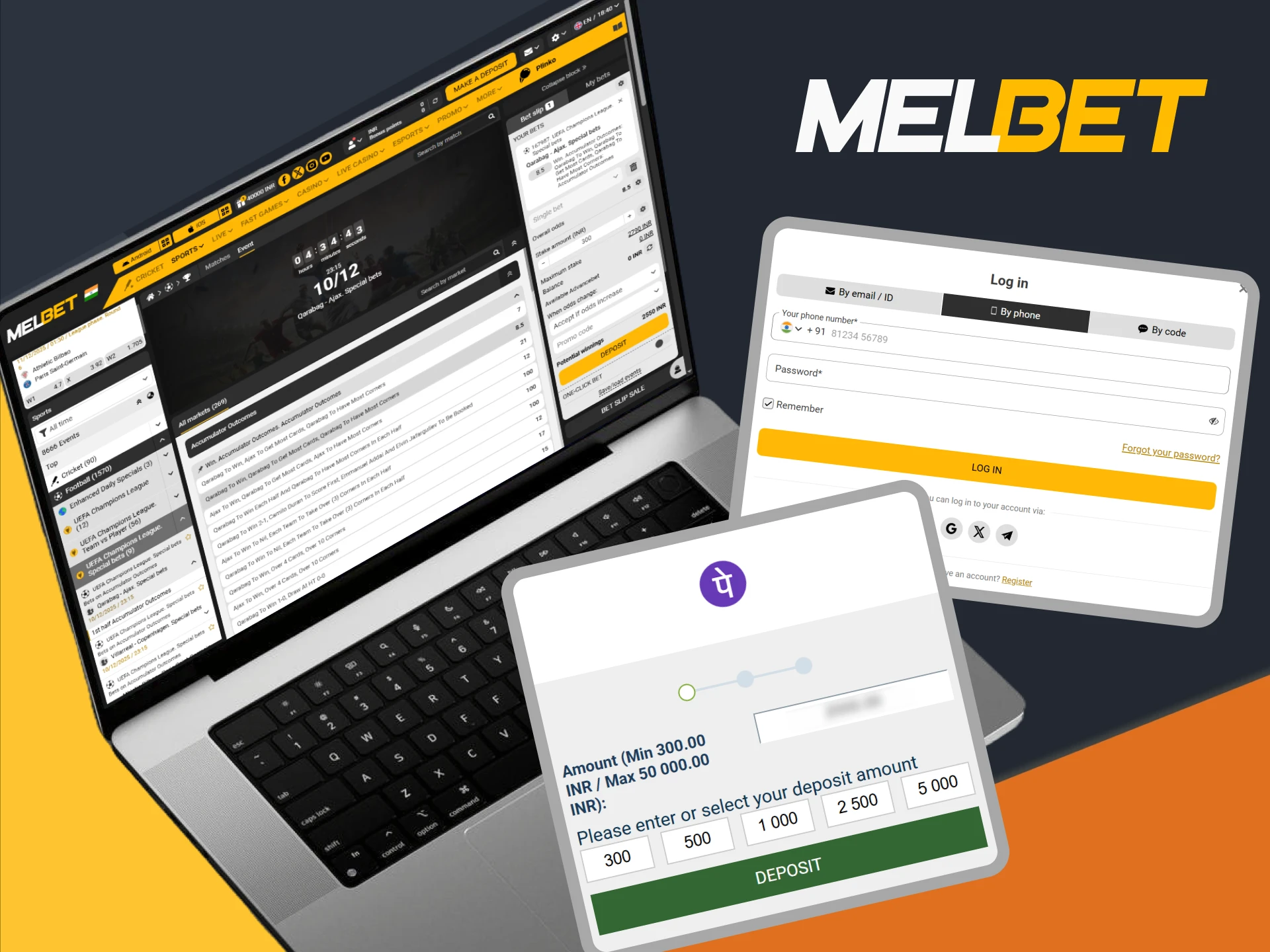 Learn how to place a bet quickly and easily on Melbet.
