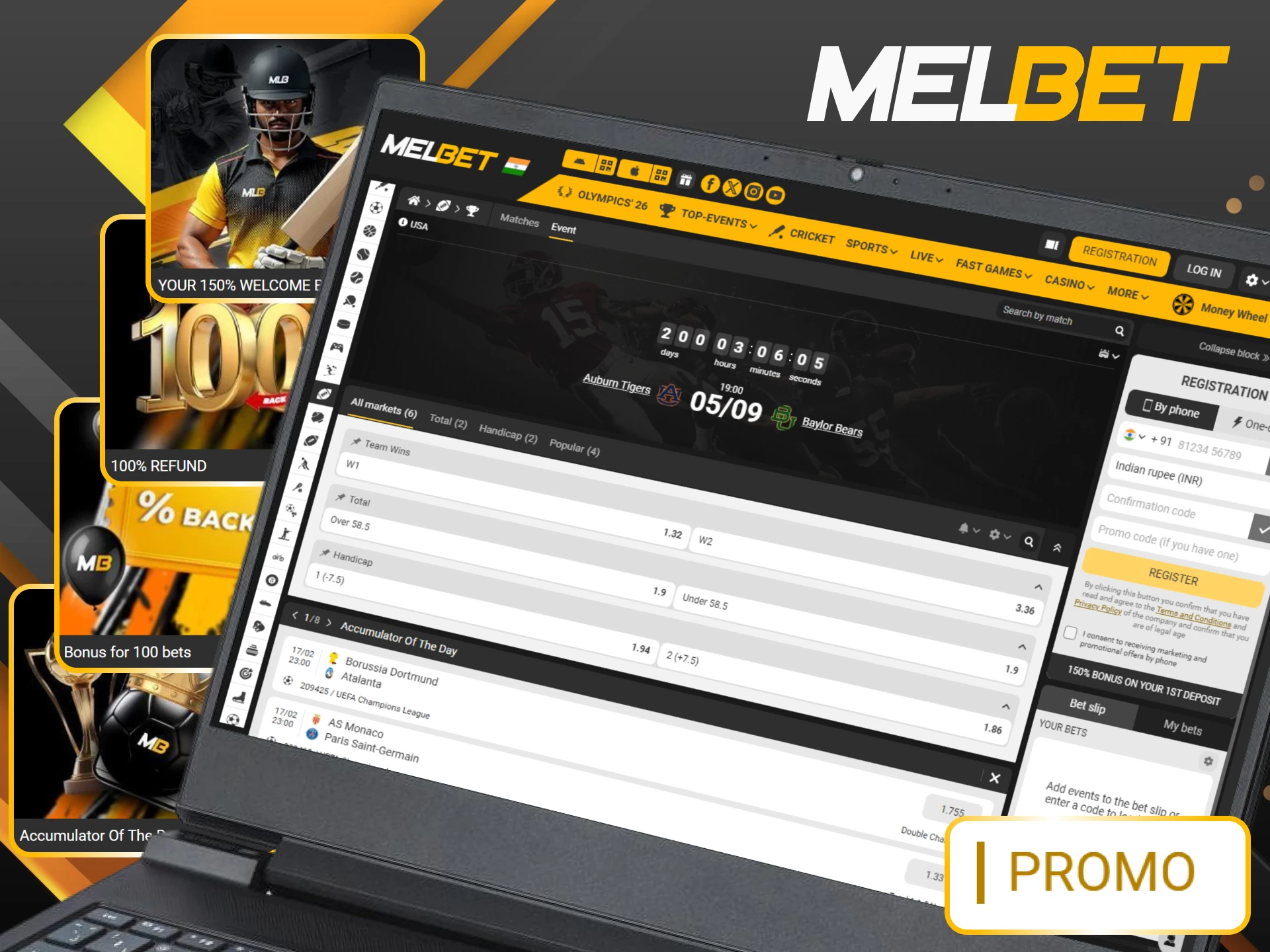 Check out the latest Melbet bonuses for American football betting to enhance your stakes.
