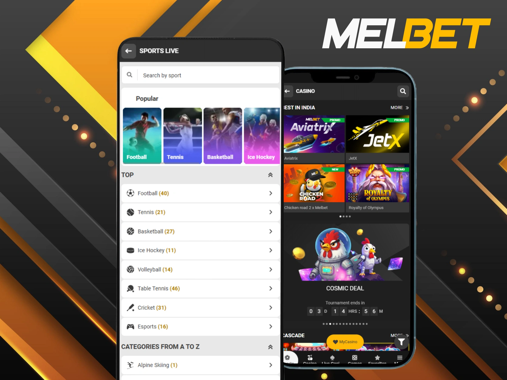 Explore the description of the mobile version of the Melbet website now.