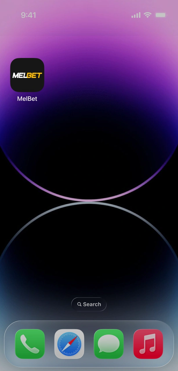 Confirm the addition and launch Melbet from your home screen to start betting or playing casino games.