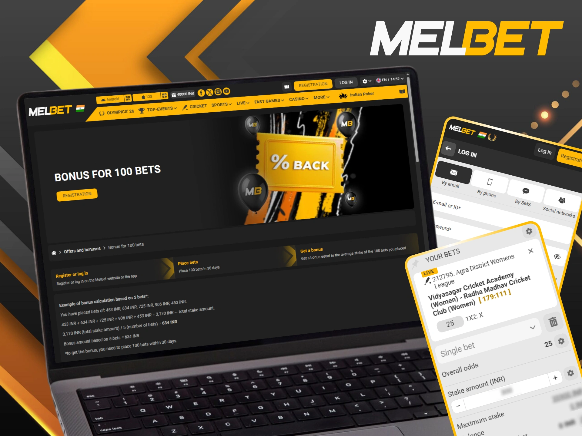 Discover how to activate the freebet and start betting at Melbet for free.