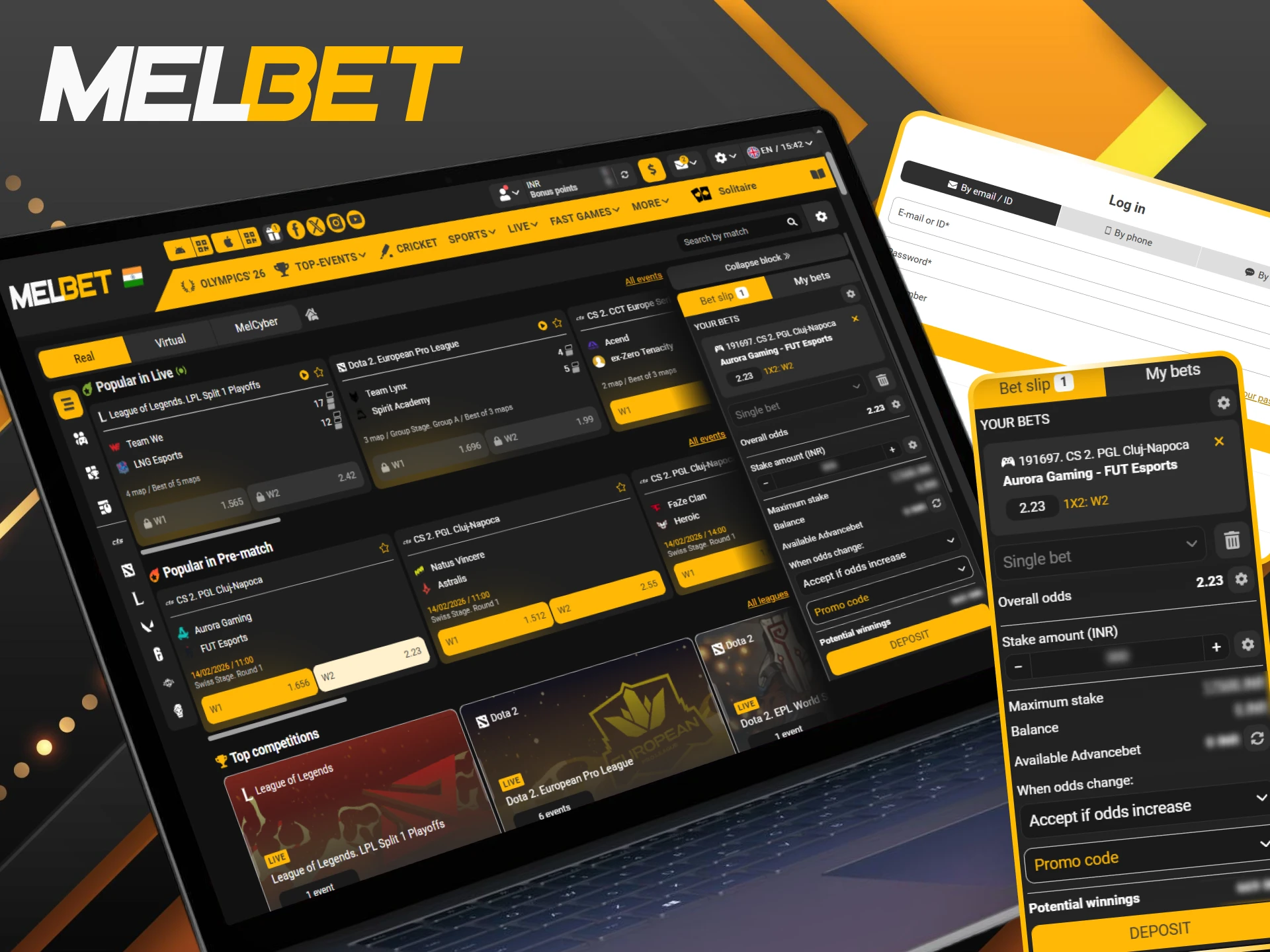 Learn how to bet on esports and win at Melbet.