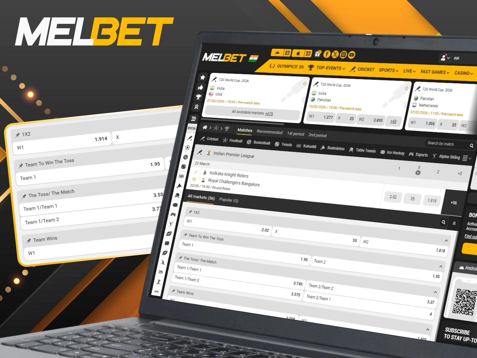 Explore various Melbet betting options to find the most profitable markets.