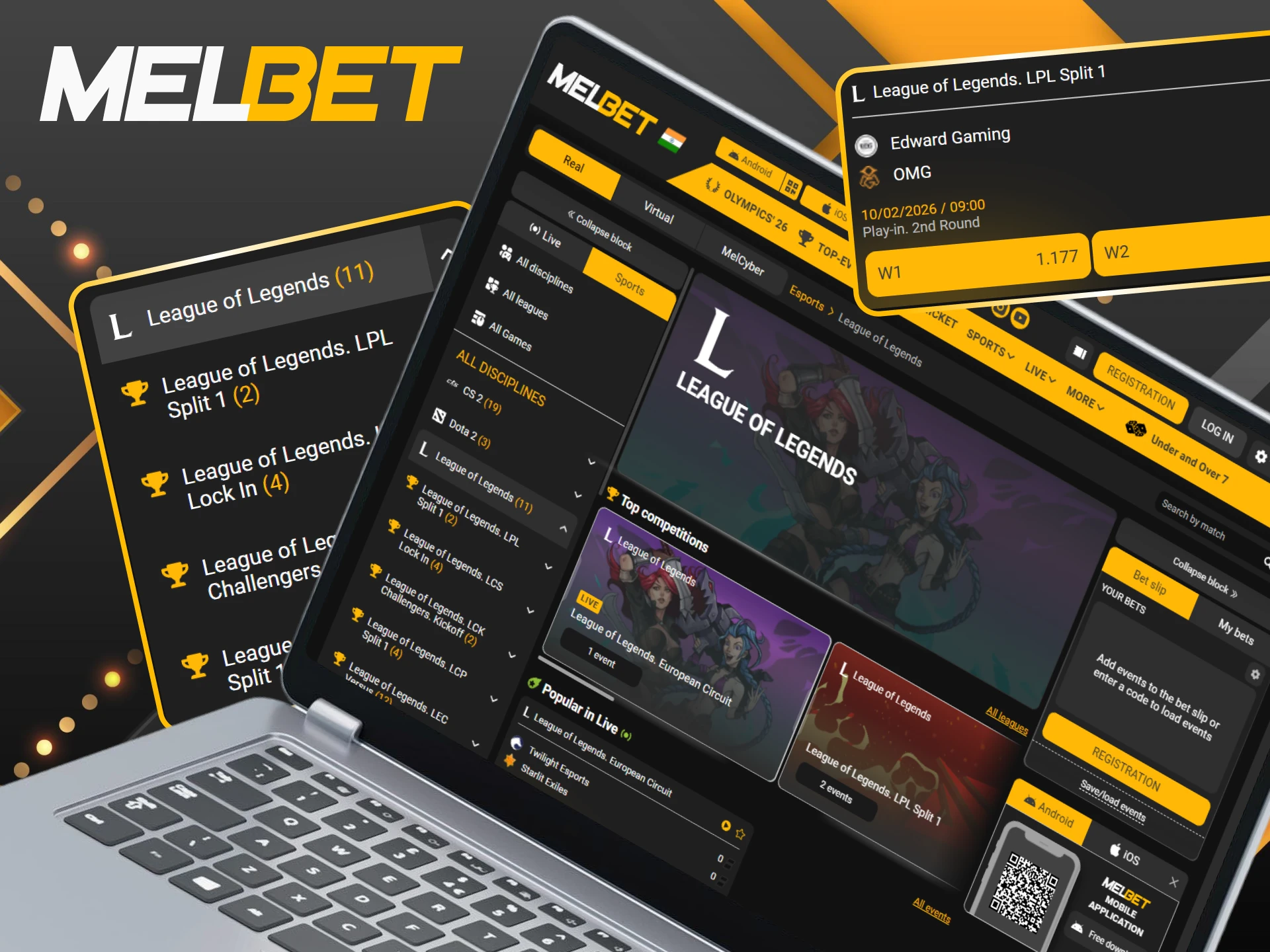 Try League of Legends betting at Melbet for a thrilling esports experience.