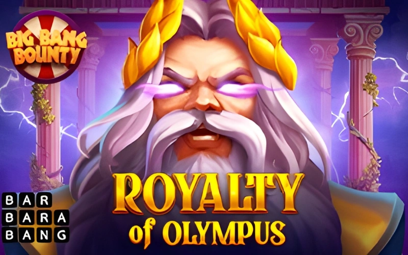 Enter the world of Greek gods in the Royalty of Olympus slot at Melbet India.