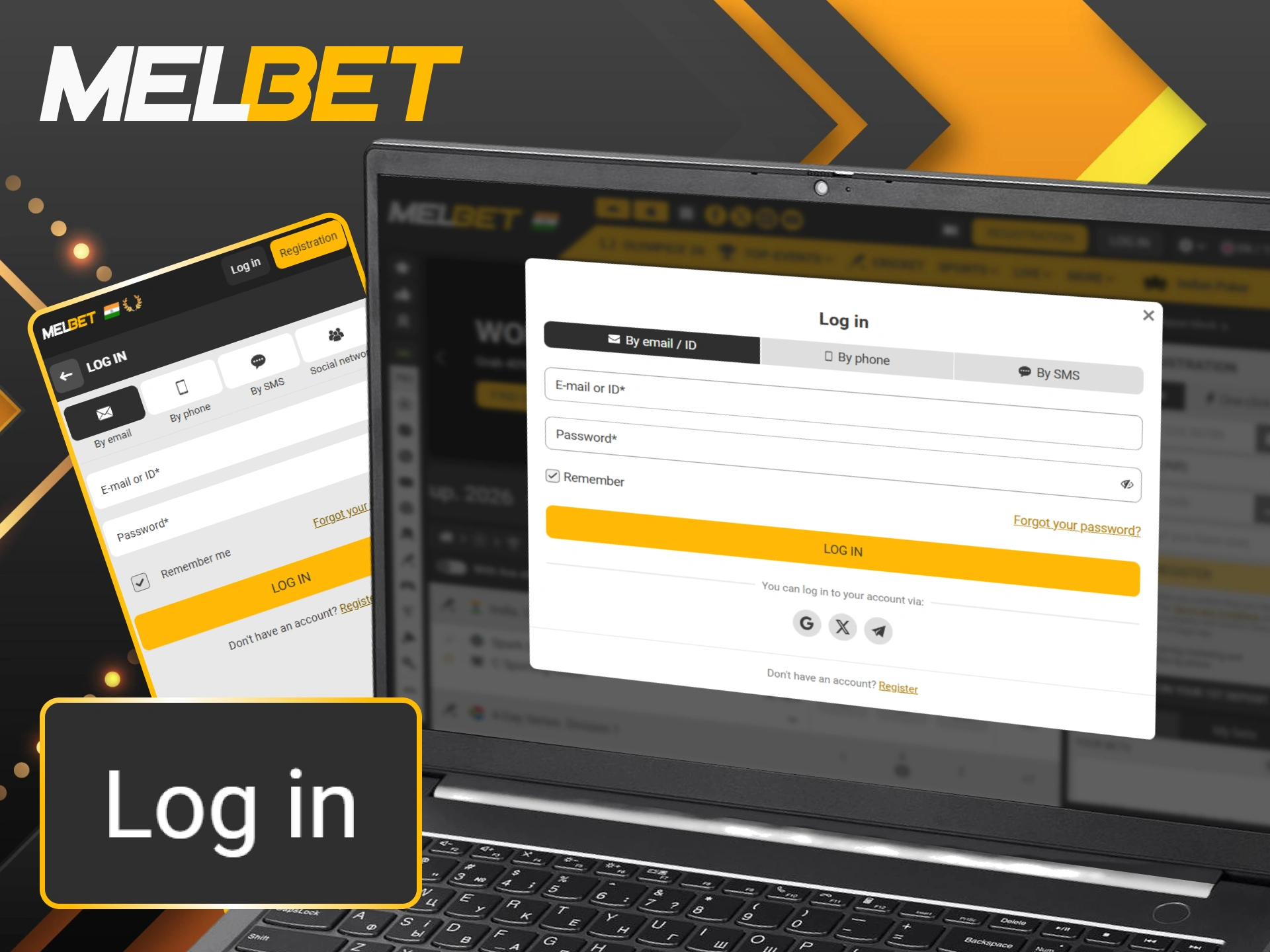 Learn what is the correct way to perform a login at Melbet today.