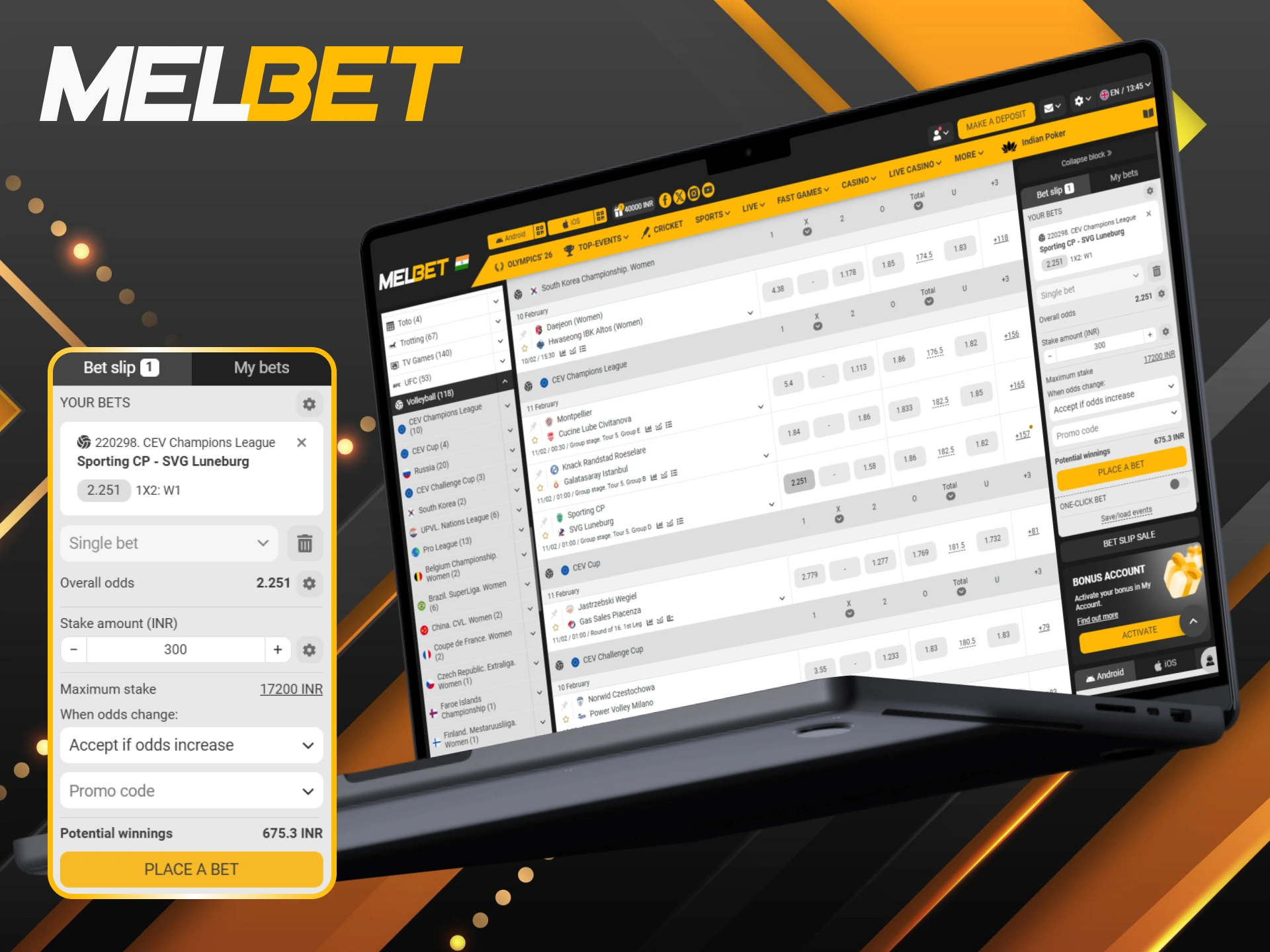 Learn how to bet on volleyball matches and master your strategy at Melbet.