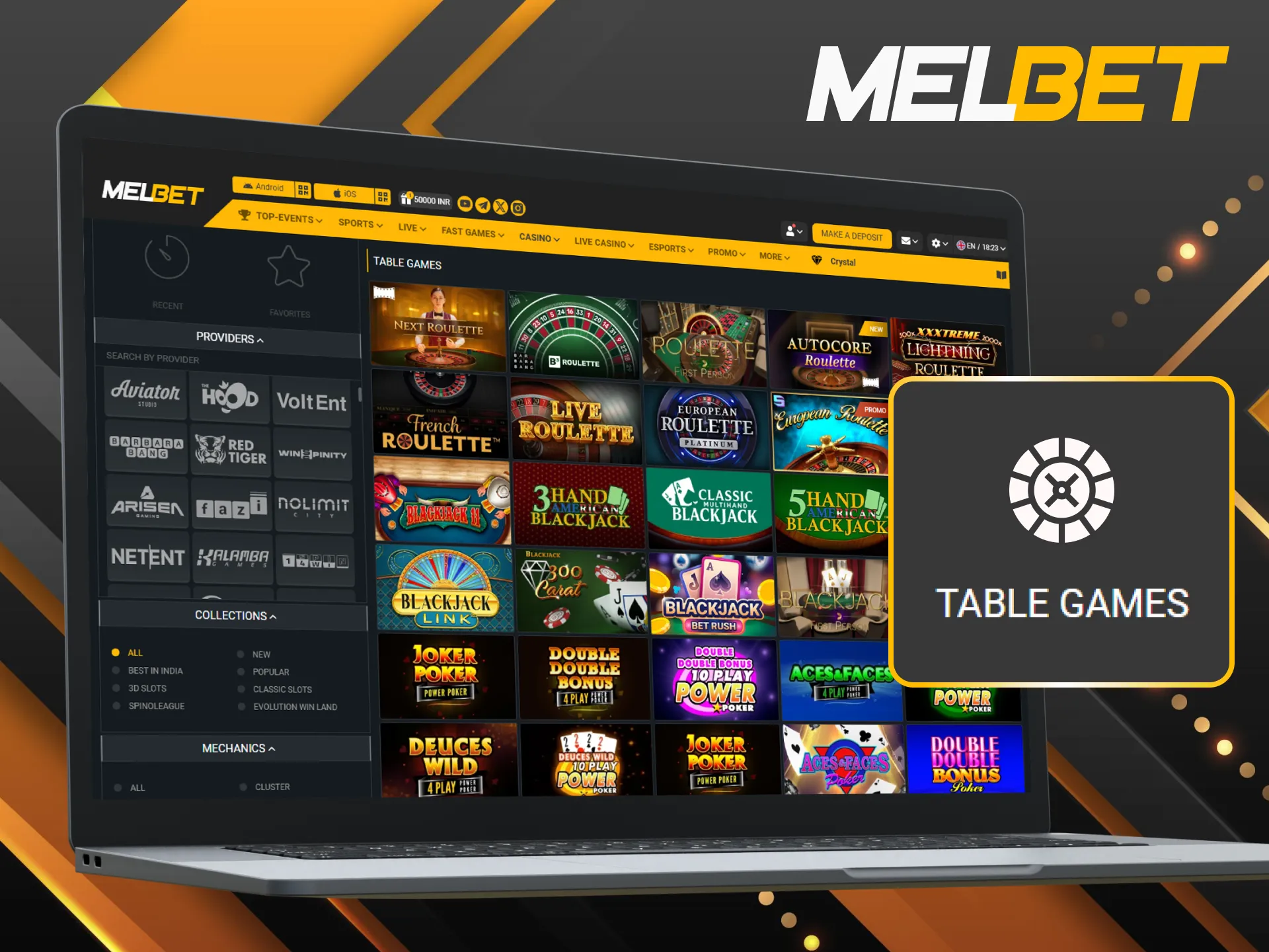 Enjoy table games at Melbet with classic rules and strategies.