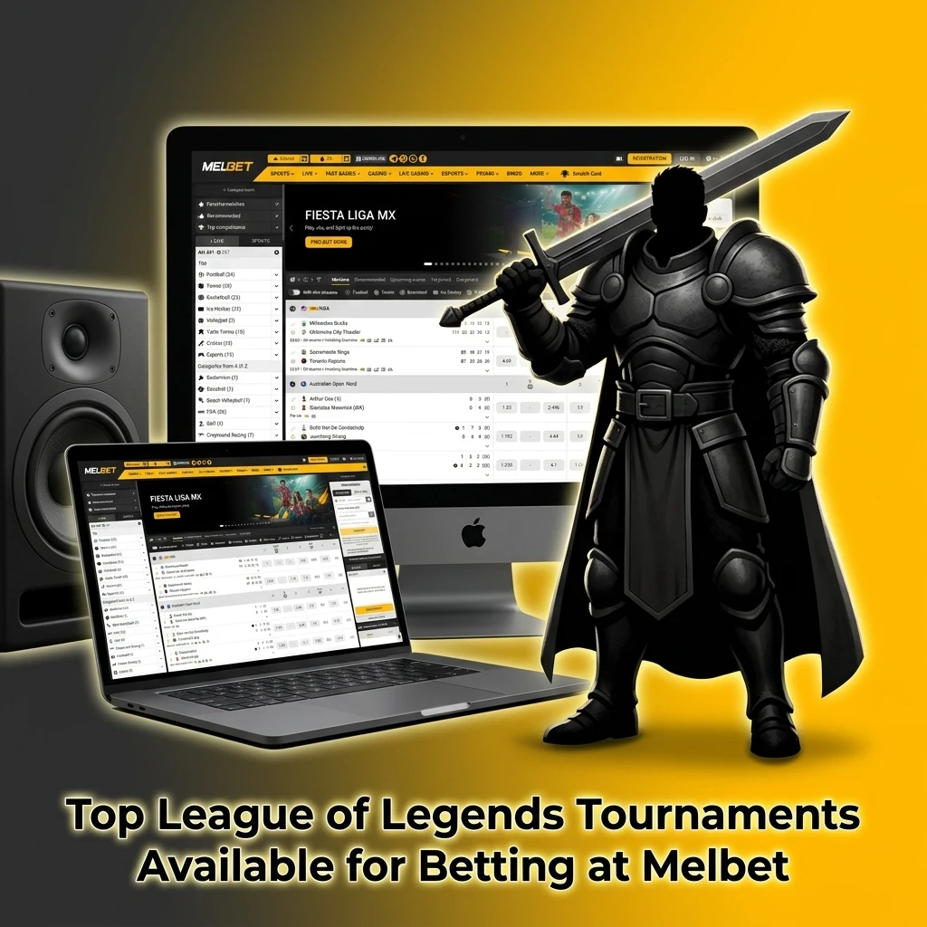 Top League of Legends tournaments for betting at Melbet including Worlds, MSI, LCK, LPL, LEC and EWC