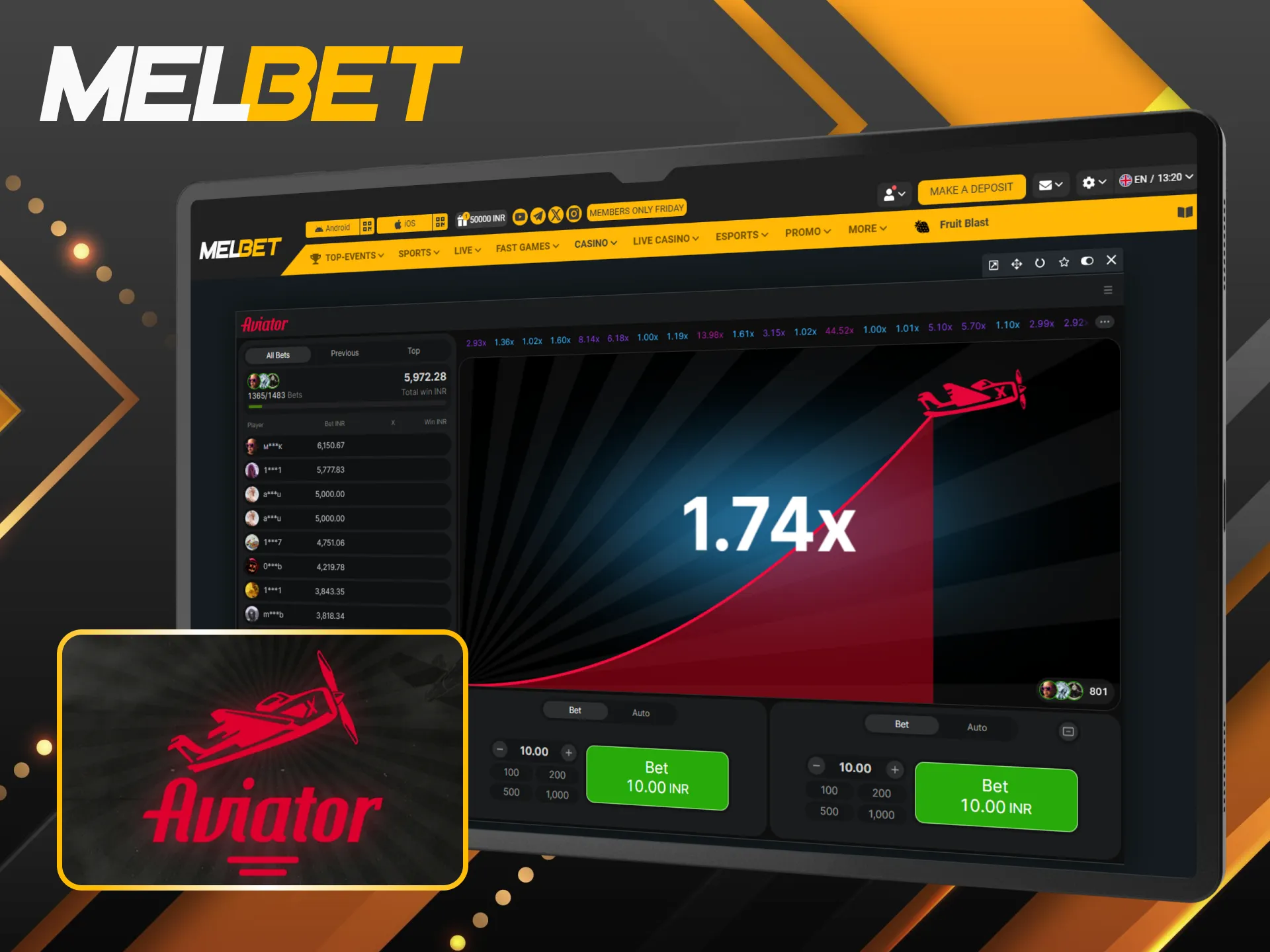 Explore benefits of playing Aviator on Melbet and maximize your experience.