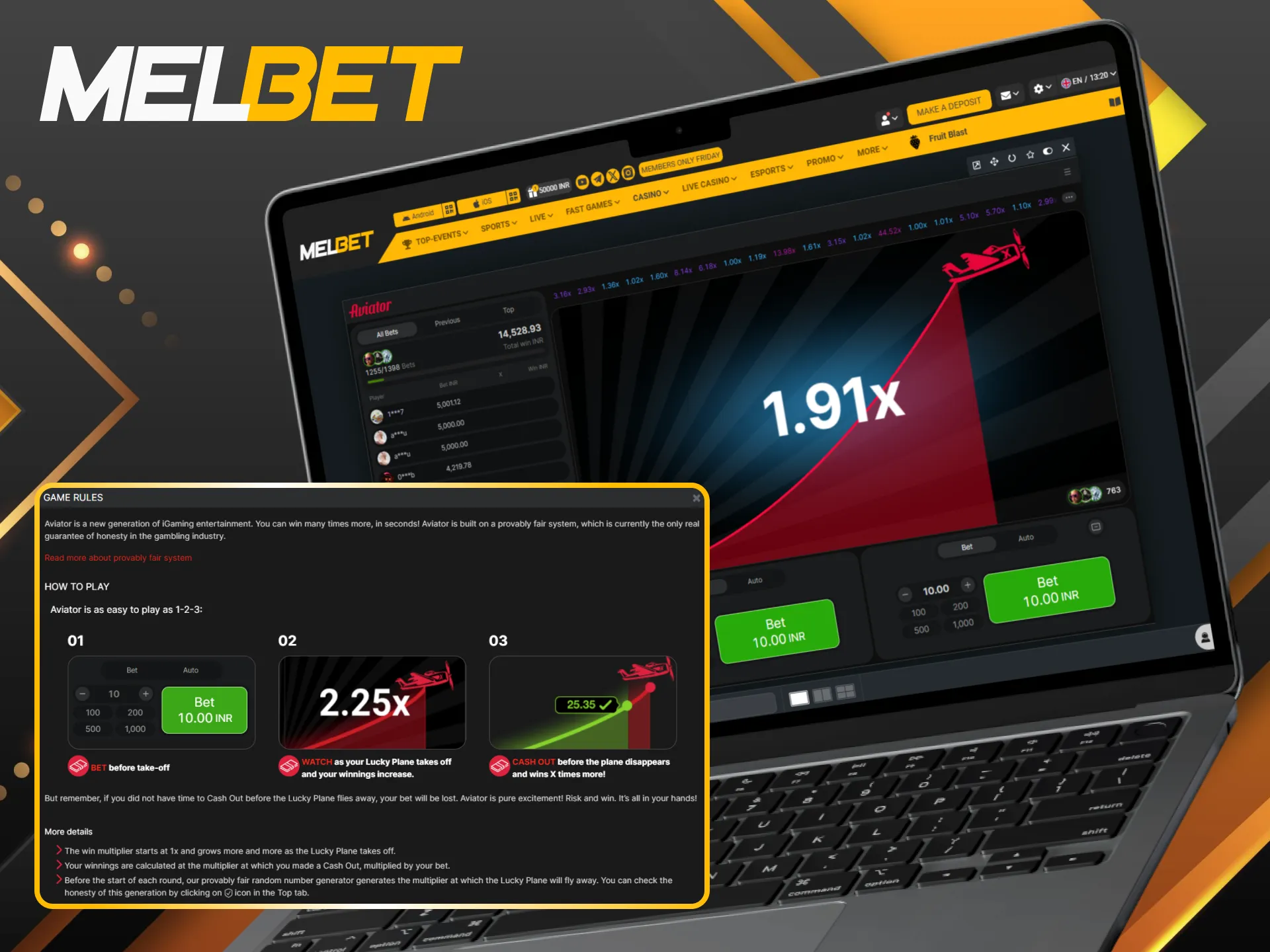 Learn Aviator rules on Melbet and understand gameplay mechanics clearly.